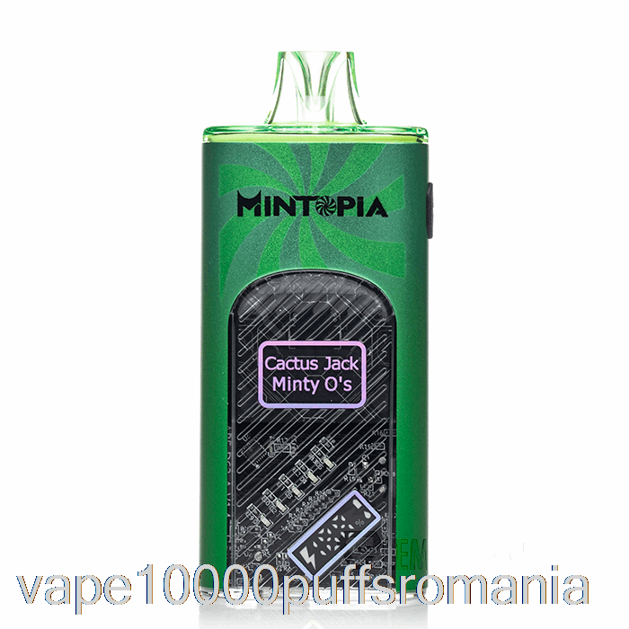 Vape Romania Mintopia Turbo 9000 De Unică Folosință Cactus Jack Minty O's